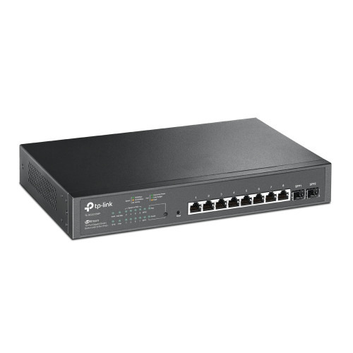 TP-LINK TL-SG2210MP switch Gigabit Ethernet (10/100/1000) Negro Energía sobre Ethernet (PoE) (2)