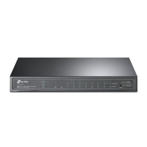 TP-LINK TL-SG2210P switch Gestionado L2/L4 Gigabit Ethernet (10/100/1000) Energía sobre Ethernet (PoE) Negro (1)