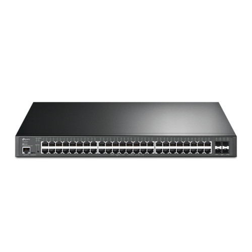 TP-Link TL-SG3452XP JetStream PoE Switch Gestionado L2+ Gigabit Ethernet (10/100/1000) Energía sobre Ethernet (PoE) 1U Negro (1)