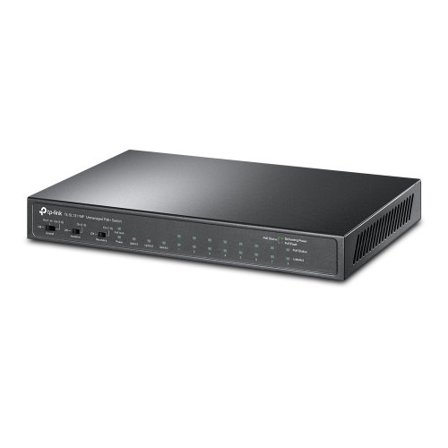 TP-Link TL-SL1311MP switch No administrado Fast Ethernet (10/100) Energía sobre Ethernet (PoE) Negro (2)