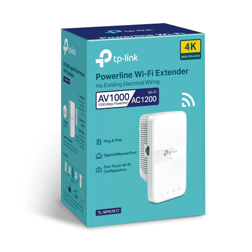 TP-Link TL-WPA7617 adaptador de red PowerLine 1200 Mbit/s Ethernet Wifi Blanco 1 pieza(s) (3)