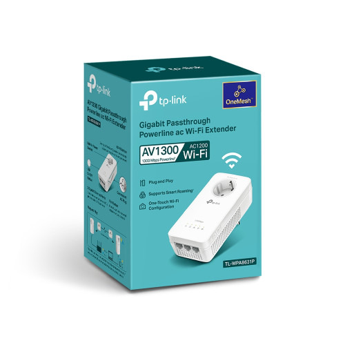TP-LINK TL-WPA8631P router inalámbrico Doble banda (2,4 GHz / 5 GHz) Gigabit Ethernet Blanco (3)