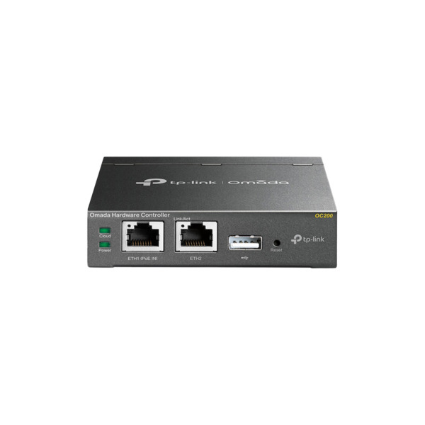 TP-Link TPLINK-002 OC200 Controlador de hardware Omada by TP-Link. 2 puertos Ethernet de 10/100 Mbps. Adaptador de corriente PoE