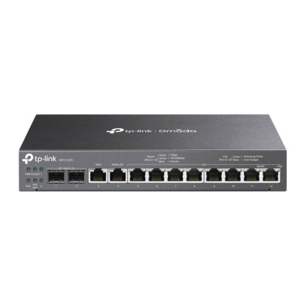 Comprar TP-Link TPLINK-005 ER7212PC Router VPN Gigabit 3 en 1 Omada by TP-Link. Router + Switch PoE + Controlador. 12 puertos Gigabit. 2 puertos WAN/LAN Gigabit SFP. 1 puerto WAN Gigabit RJ45. 1 puerto WAN/LAN Gigabit RJ45. Potencia PoE de 110W. VPN alta