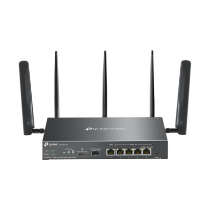 Comprar TP-Link TPLINK-007 ER706W-4G Router VPN Gigabit 4G+ Omada by TP-Link. 4G+ Cat6 hasta 300 Mbps. 3 Gbps Wi-Fi 6 con HE160. 1 puerto WAN Gigabit. 5 puertos WAN/LAN Gigabit. 5 antenas desmontables de alta ganancia. Gestión centralizada