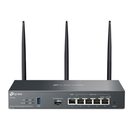 Comprar TP-Link TPLINK-008 ER706W Router VPN Gigabit Omada by TP-Link. Conectividad Wi-Fi de doble banda AX3000. Puertos Gigabit. VPN de alta seguridad. Balance de carga Multi-WAN. Gestión centralizada en la nube
