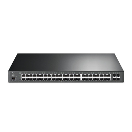 Comprar TP-Link TPLINK-040 SG3452XP Switch JetStream Omada by TP-Link. 48 puertos PoE+ Gigabit. 4 ranuras SFP+ Ten-Gigabit. 1 puerto consola. Entrega PoE total de 500W. Soporta PoE 802.3af/at. Compatible con Omada WiFi 6. Funciones L2/L2+ (enrutamiento e