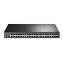 TP-Link TPLINK-041 SG3452P Switch JetStream Omada by TP-Link. 48 puertos PoE+ Gigabit. 4 ranuras SFP Gigabit. 1 puerto consola.