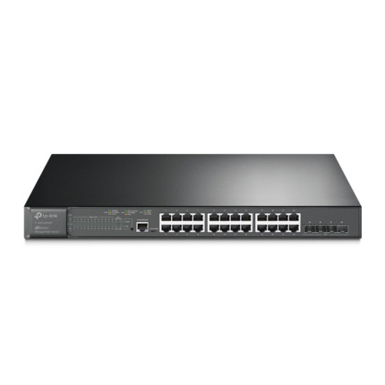 Comprar TP-Link TPLINK-042 SG3428XMP Switch JetStream Omada by TP-Link. 24 puertos PoE+ Gigabit. 4 ranuras SFP+ Ten-Gigabit. 1 puerto consola. Entrega PoE total de 384W. Soporta PoE 802.3af/at. Funciones L2/L3/L4 (QoS, IGMP Snooping). Gestión en la nube