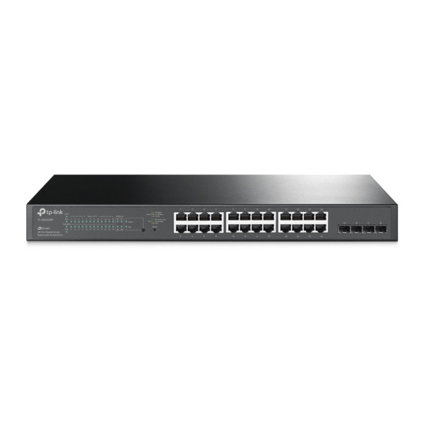 TP-Link TPLINK-044 SG2428P Switch JetStream Omada by TP-Link. 24 puertos PoE+ Gigabit. 4 ranuras SFP Gigabit. Entrega PoE total