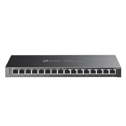 Comprar TP-Link TPLINK-048 SG2016P Switch JetStream Omada by TP-Link. 16 puertos Ethernet Gigabit, de los cuales 8 puertos PoE+. Entrega PoE total de 120W. Soporta PoE 802.3af/at. Funciones L2/L3/L4 (QoS, IGMP Snooping). Gestión en la nube con Omada SDN.