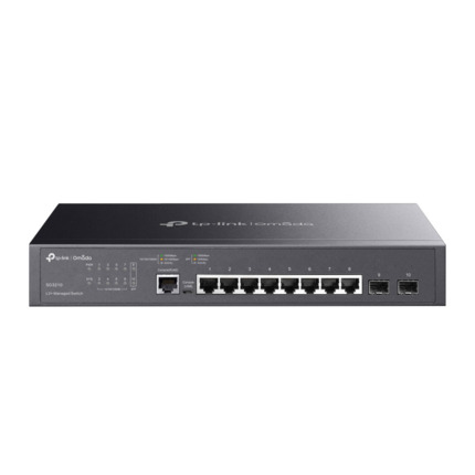 Comprar TP-Link TPLINK-059 SG3210 Switch Omada by TP-Link. 8 puertos Ethernet Gigabit. 2 ranuras SFP Gigabit. 1 puerto consola. VLAN, ACL, QoS, IGMP Snooping. Gestión en la nube con Omada SDN. Instalación en rack