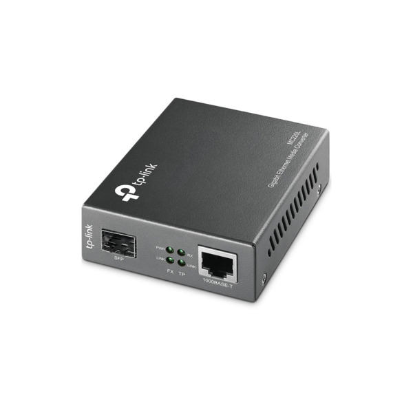 TP-Link TPLINK-069 MC220L Conversor de medios Gigabit Omada by TP-Link. Convierte señales de fibra óptica a Ethernet y viceversa