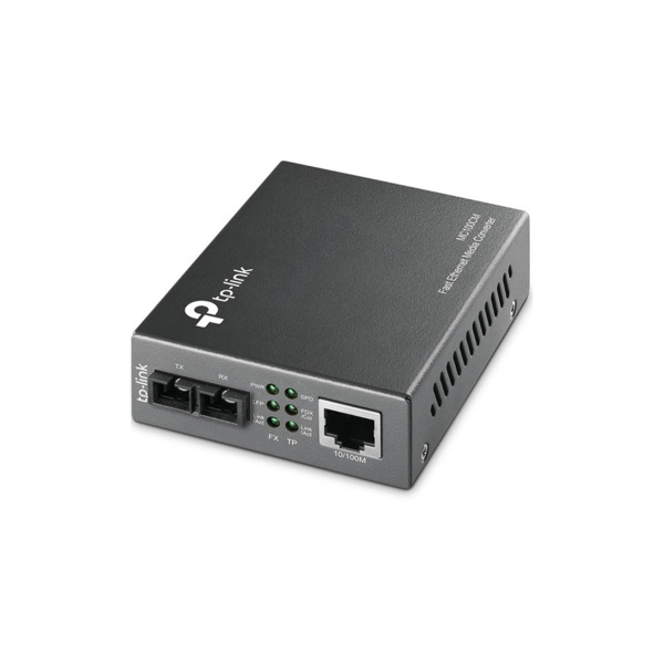 TP-Link TPLINK-072 MC100CM Conversor de medios multimodo 10/100M Omada by TP-Link. Convierte señales de fibra óptica a Ethernet
