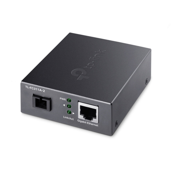 TP-Link TPLINK-073 FC311A-2 Conversor de medios Gigabit WDM Omada by TP-Link. Convierte señales de fibra óptica a Ethernet y vic