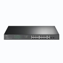 TP-Link TPLINK-107 TL-SG1218MP Switch TP-Link de 16 puertos PoE+ Gigabit. 2 ranuras Combo SFP Gigabit. Entrega PoE total de 250W
