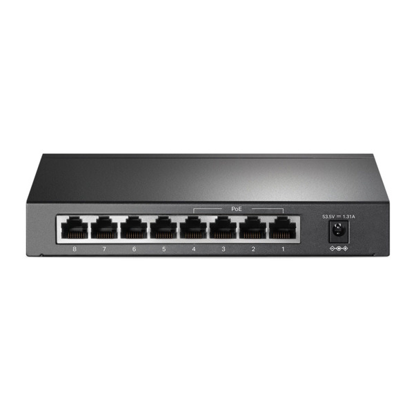 TP-Link TPLINK-109 TL-SG1008P Switch de escritorio TP-Link. 8 puertos Ethernet Gigabit (de los cuales 4 admiten PoE+). Entrega P