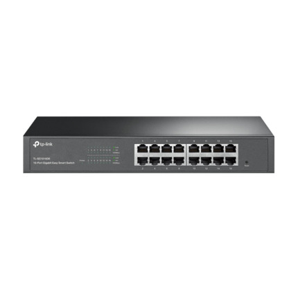 Comprar TP-Link TPLINK-114 TL-SG1016DE Switch Easy Smart TP-Link. 16 puertos Ethernet Gigabit autonegociados. Capacidad de conmutación de 32 Gbps. QoS basado en puertos y IGMP Snooping. Funciones de gestión básicas mediante GUI basada en web. Instalación