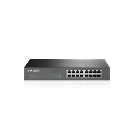 Comprar TP-Link TPLINK-121 TL-SG1016D Switch TP-Link con 16 puertos Ethernet Gigabit. Puertos autonegociados / Auto MDI/MDIX. Capacidad de conmutación de 32 Gbps. Admite control de flujo 802.3x full-duplex y backpressure half-duplex. Modos de aislamiento