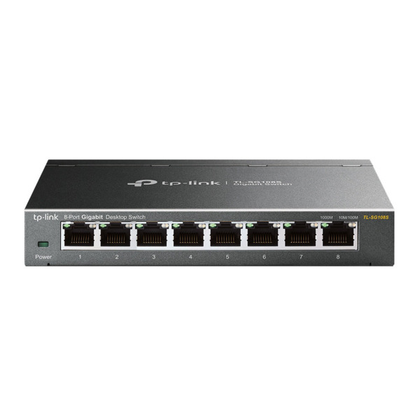 TP-Link TPLINK-123 TL-SG108S Switch TP-Link de escritorio. 8 puertos Ethernet Gigabit. Puertos autonegociados / Auto MDI/MDIX. C