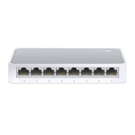 Comprar TP-Link TPLINK-127 TL-SF1008D Switch TP-Link de sobremesa. 8 puertos Fast Ethernet. Puertos autonegociados / Auto MDI/MDIX. Capacidad de conmutación de 1,6 Gbps. Admite control de flujo 802.3x con soporte Back-Pressure. Soporte Auto-Uplink en tod
