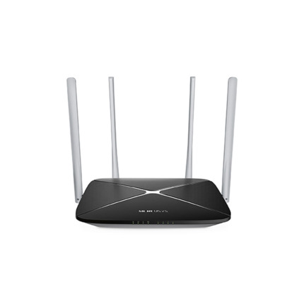 Comprar TP-Link TPLINK-182 AC12 Router Mercusys AC1200 Wi-Fi 5. Velocidad combinada hasta 1,2 Gbps. Banda dual 2,4/5 GHz. 1 puerto WAN + 3 LAN Fast Ethernet. 4 antenas de 5 dBi. WPA2, red de invitados, control parental. Instalación rápida. Gestión remota