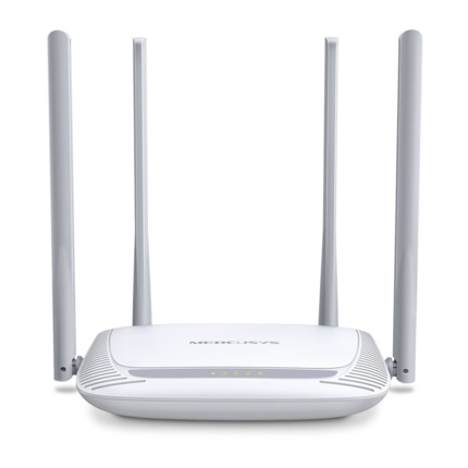 Comprar TP-Link TPLINK-183 MW325R Router Mercusys MW325R Wi-Fi N 300Mbps. Banda única 2,4 GHz. 1 puerto WAN + 3 LAN Fast Ethernet. 4 antenas de 5 dBi. Modos Router, Punto de Acceso, Extensor y WISP. WPA2. Red de invitados. Control parental. Gestión remot