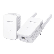 TP-Link TPLINK-184 MP510 KIT Kit Powerline Mercusys AV1000 con Wi-Fi 300 Mbps. Incluye MP510 (Wi-Fi) y MP500 (solo red eléctrica