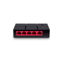 TP-Link TPLINK-197 MS105G Switch Mercusys MS105G. 5 puertos 10/100/1000 Mbps. Auto MDI/MDIX. Plug & Play. Diseño sin ventilador