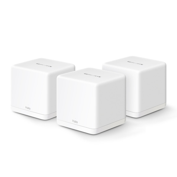 TP-Link TPLINK-209 Halo H60X(3-pack) Sistema Mesh Mercusys Halo H60X con Wi-Fi 6. Velocidad combinada hasta 1500 Mbps. Dual band