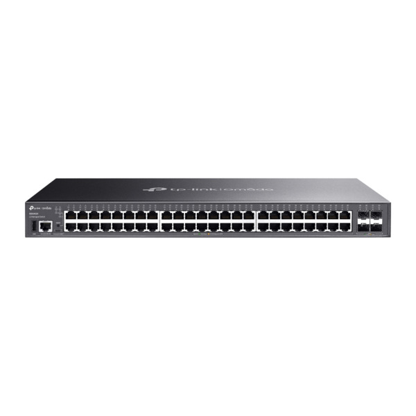 TP-Link TPLINK-222 SG5452X Switch L3 TP-Link Lite gestionable. 48 puertos RJ45 Gigabit y 4 ranuras SFP+ 10G. Apilamiento físico
