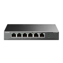TP-Link TPLINK-263 TL-SF1006P Switch no gestionable TP-Link con 6 puertos Fast Ethernet. 4 puertos PoE+ con hasta 30 W por puert