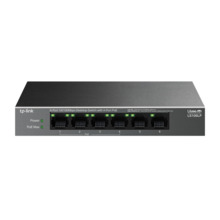 TP-Link TPLINK-265 LS106LP Switch PoE Fast Ethernet TP-Link LiteWave de 6 canales. 4 canales PoE+ hasta 30 W por canal con entre