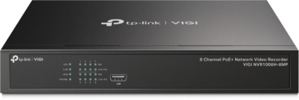 Comprar TP-Link VIGI NVR1008H-8MP Grabadore de vídeo en red (NVR) Negro