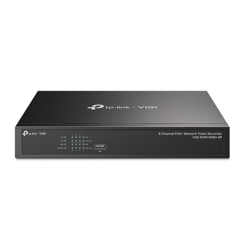 TP-Link VIGI NVR1008H-8P Grabadore de vídeo en red (NVR) Negro (1)