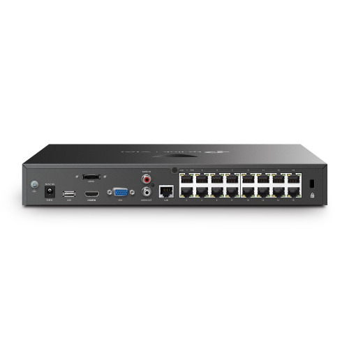 TP-Link VIGI NVR2016H-16P Grabadore de vídeo en red (NVR) Negro (3)