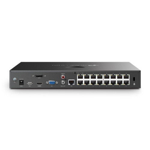 TP-Link VIGI VIGINVR2016H-16MP4TB Grabadore de vídeo en red (NVR) Negro (4)