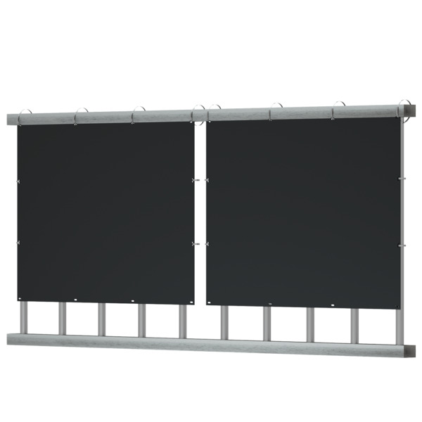TSUN TSOL-ESK400-AIRV TSUN Kit Solar Air Vertical - 2 paneles ligeros 200W - Microinversor 400W - Para instalación en balcón - C