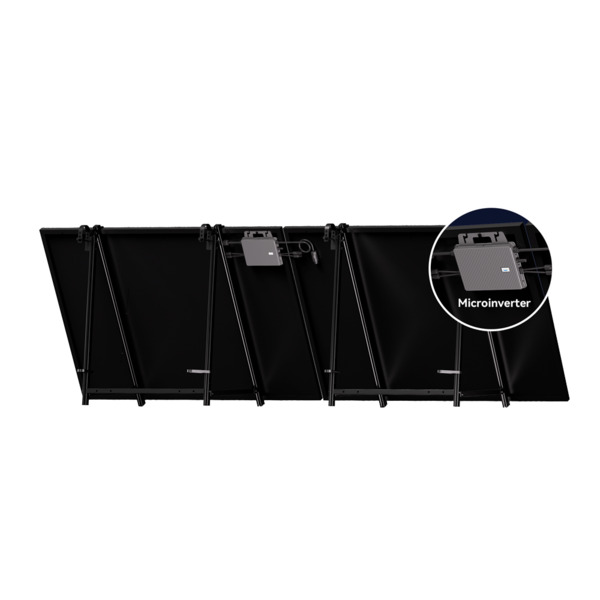 TSUN TSOL-ESK800-UB TSUN Kit Solar Universal - 2x Panel solar 400W - Microinversor 800W - Para balcón, suelo o pared - Conexión (5)