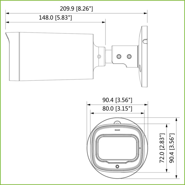 Tubular HDCVI 5M DN dWDR IR60m 2.7-12mm VFM IP67 (1)