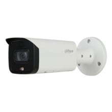 Tubular IP H265 AI 2M SMART WDR Starlight+ IR60m + LED LUZ BLANCA 3.6mm IP67 PoE SD AUDIO E/S