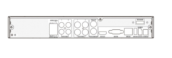 TVT TD-2704NS-HP-H Grabador DVR 5en1 4CH 8MP + 2IP Audio 4/1 Alarma 4/1 1HDD VCA TVT (1)