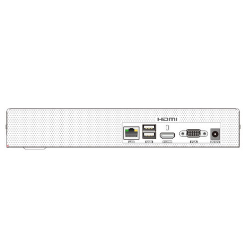 TVT TD-3004H1-B1-B Grabador NVR IP 4CH 6MP 1HDD VCA (2)