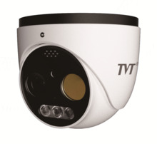 TVT TD-5525E1-VT1(3/PE) Cámara térmica Dual Turret IP Lente térmico de 3.2mm y Lente Óptico de 4mm