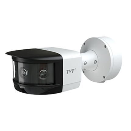 Comprar TVT TD-6424M3(D/PE/AR2) Cámara tubular IP 8MP Starlight Panorámica 180° 3,3mm IR 20m IP67 1E/1S audio-alarma TVT