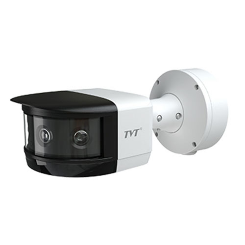 TVT TD-6424M3(D/PE/AR2) Cámara tubular IP 8MP Starlight Panorámica 180° 3,3mm IR 20m IP67 1E/1S audio-alarma TVT