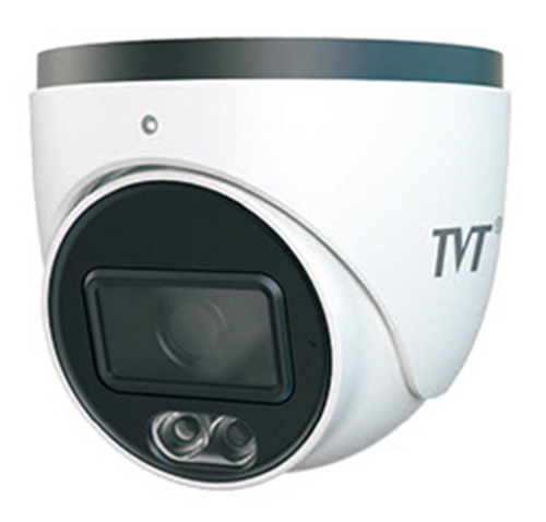 TVT TD-7524AS4(D/AU/AW2) Cámara Turret 4en1 2MP Iluminación dual IR Luz blanca MIC IP67