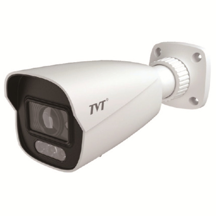 Comprar TVT TD-9422S4-C(D/FZ/PE/AW3) Cámara Bullet IP 2MP 2.8-12mm Iluminación Dual IR50 Luz Blanca 40m IP67 Audio