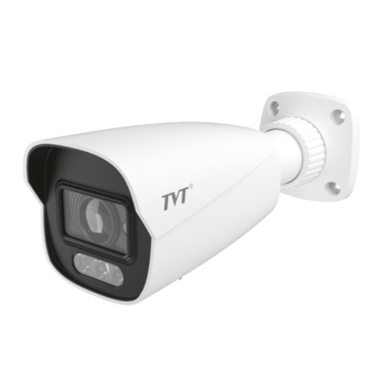Comprar TVT TD-9442C2-PA(D/AZ/PE/AW3) Cámara Bullet IP 4MP 2.8~12 mm Iluminación Dual Luz Blanca IR40 E/S Audio y Alarma MIC Altavoz IP67 Full Color 24/7