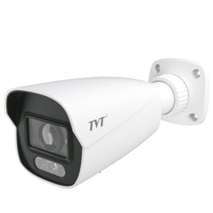 Comprar TVT TD-9442C3H(PE/WR2) Cámara Bullet IP 4MP 2.8mm IP67 VCA Luz blanca 30m MicroSD Audio MIC Alarma